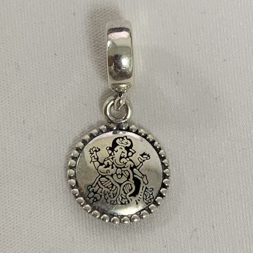 Pandora Country Of India Exclusive Ganesha Hindu Deity Charm, S925 Silver